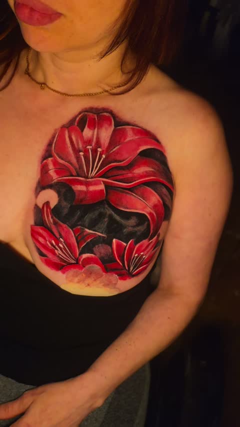 Cover-up tattoo after — G Creation Art