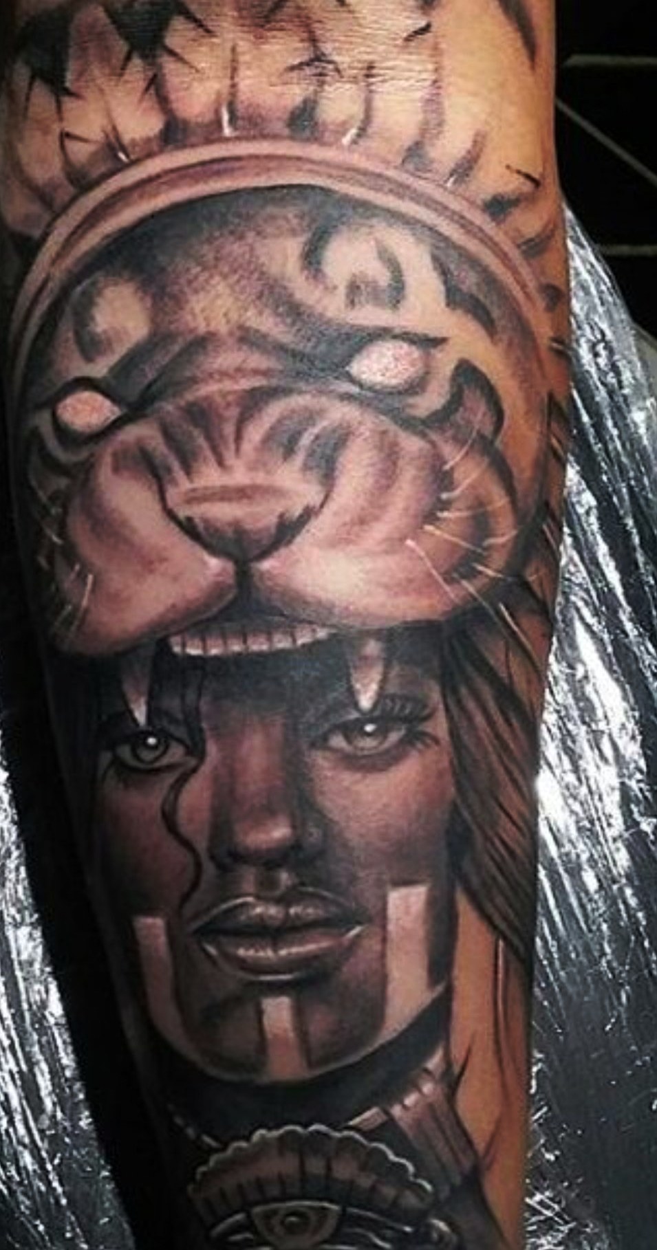 Custom black and grey tattoo by G Creation Art